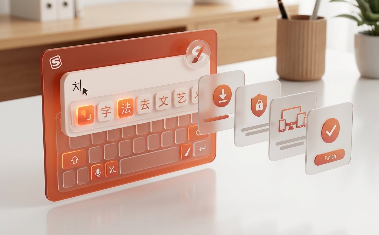 搜狗输入法官方下载安装界面流程演示