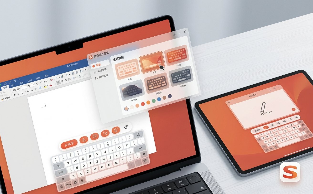 搜狗输入法动态皮肤主题展示界面